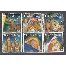 Gibraltar - Correo 2000 Yvert 946/51 ** Mnh Navidad