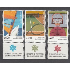 Israel - Correo 1985 Yvert 947/9 ** Mnh  Deportes