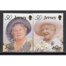 Jersey - Correo 2000 Yvert 948/9 ** Mnh Reina madre