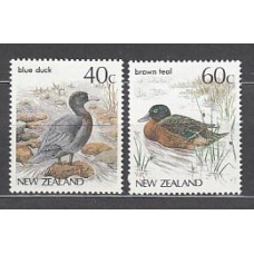 Nueva Zelanda - Correo 1987 Yvert 948/9 ** Mnh Fauna. Aves