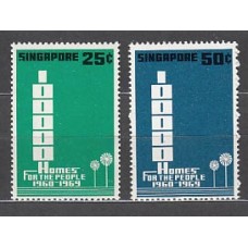 Singapur - Correo Yvert 95/6 ** Mnh
