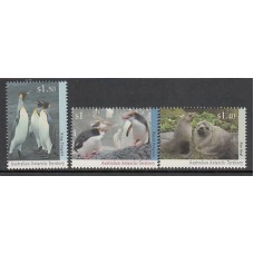 Australia Artantica - Correo Yvert 95/97 ** Mnh Fauna