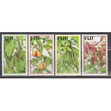 Fidji - Correo Yvert 953/6 ** Mnh Flora