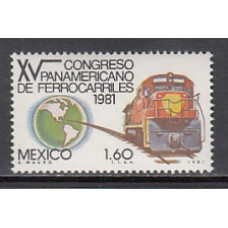 Mexico - Correo 1981 Yvert 955 ** Mnh Tren