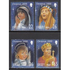 Jersey - Correo 2000 Yvert 956/59 ** Mnh Navidad