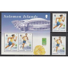 Salomon - Correo Yvert 957G/H+H.58C ** Mnh Deportes. Olimpiadas de Sydney