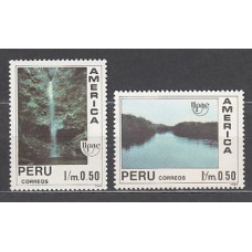 Peru 1991 Upaep Yvert 958/9 ** Mnh
