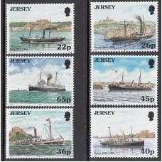 Jersey - Correo 2001 Yvert 960/5 ** Mnh Barcos