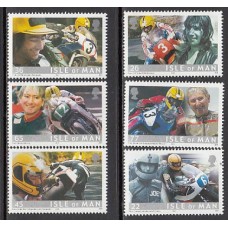 Man - Correo 2001 Yvert 960/65 ** Mnh Deportes motociclismo