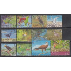 Salomon - Correo Yvert 960/71 ** Mnh Fauna. Aves