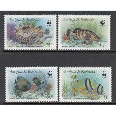 Antigua Correo Yvert 963/966 ** Mnh Fauna peces