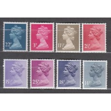 Gran Bretaña - Correo 1980-81 Yvert 964/71 ** Mnh Isabel II