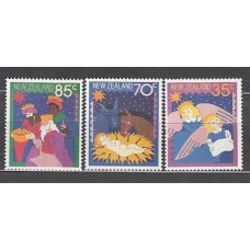 Nueva Zelanda - Correo 1987 Yvert 967/9 ** Mnh Navidad