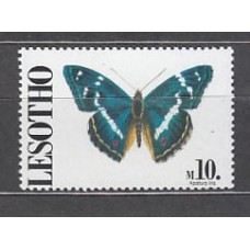 Lesotho - Correo Yvert 967 ** Mnh  Fauna mariposas