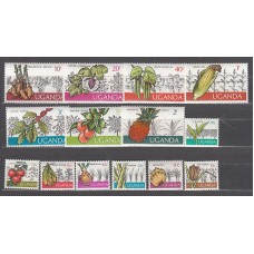 Uganda - Correo Yvert 97/110 ** Mnh  Frutos