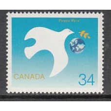 Canada - Correo 1986 Yvert 970 ** Mnh Año de la Paz