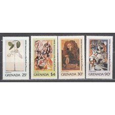 Grenada - Correo 1981 Yvert 972/5 ** Mnh Pinturas de Picasso