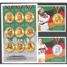 Nevis - Correo Yvert 976/84+H,119/20 ** Mnh Olimpiadas de Atlanta