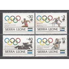 Sierra Leona - Correo Yvert 978/81 (*) Mng  Olimpiadas de Seul
