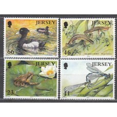 Jersey - Correo 2001 Yvert 979/82 ** Mnh Fauna