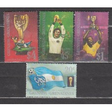 Grenada-Grenadines - Correo Yvert 984/8 ** Mnh Deportes fútbol