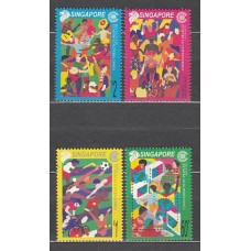 Singapur - Correo Yvert 984/7 ** Mnh  Personalidades