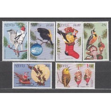 Nevis - Correo Yvert 985/90 ** Mnh Navidad aves