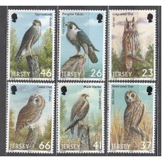 Jersey - Correo 2001 Yvert 986/91 ** Mnh Fauna aves