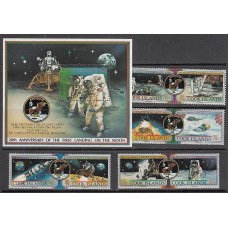Cook - Correo Yvert 986/93+H.188 ** Mnh Astro