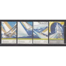 Australia - Correo 1987 Yvert 986/89 ** Mnh Deportes. Barcos. Vela