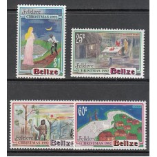 Belize - Correo Yvert 986/9 ** Mnh Navidad