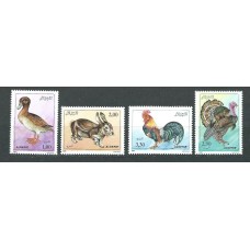 Argelia - Correo Yvert 986/9 ** Mnh  Fauna