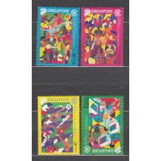 Singapur - Correo Yvert 988/91 ** Mnh