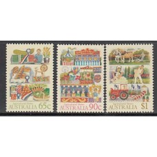 Australia - Correo 1987 Yvert 995a/97a ** Mnh