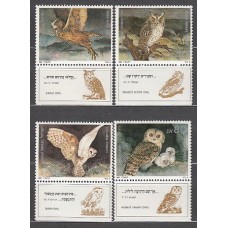 Israel - Correo 1987 Yvert 995/8 ** Mnh Fauna aves