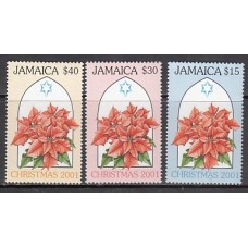 Jamaica - Correo Yvert 995A/C ** Mnh Navidad flores