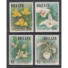 Belize - Correo Yvert 996/9 ** Mnh Flores