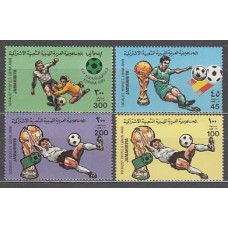 Libia - Correo 1982 Yvert 999/1002 ** Mnh  Deportes fútbol