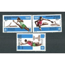 Benin - Aereo Yvert 251/3 ** Mnh  Olimpiadas de Montreal