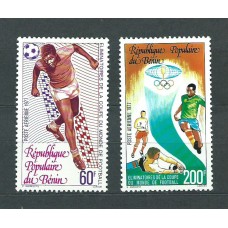 Benin - Aereo Yvert 273/4 ** Mnh  Deportes fútbol