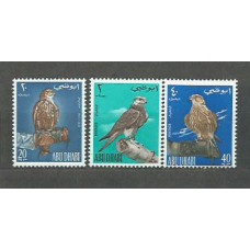 Arabia Sud Este (Abou Dhabi) - Correo Yvert 12/4 ** Mnh Fauna aves