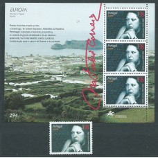 Tema Europa 1996 Azores Yvert 446+H.15 ** Mnh