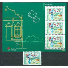 Tema Europa 1998 Azores Yvert 457+H,18 ** Mnh