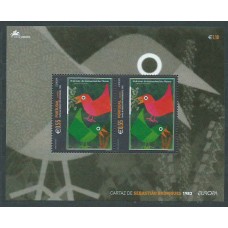 Tema Europa 2003 Azores Yvert Hoja 25 ** Mnh