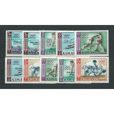 Arabia Sud Este (Ajman) - Correo Yvert 45/54 ** Mnh Deportes