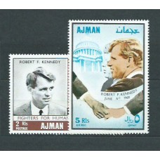 Arabia Sud Este (Ajman) - Correo Yvert 83+A,29 ** Mnh Robert Kennedy