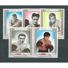 Arabia Sud Este (Ajman) - Correo Yvert 98+A,52 ** Mnh Deportes boxeo