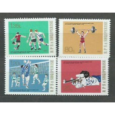 Albania Correo 1981 Yvert 1906/9 ** Mnh  Deportes