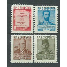 Albania Correo 1960 Yvert 524/7 Mnh ** Personajes