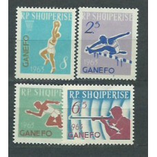 Albania Correo 1964 Yvert 663/6 ** Mnh Deoprtes